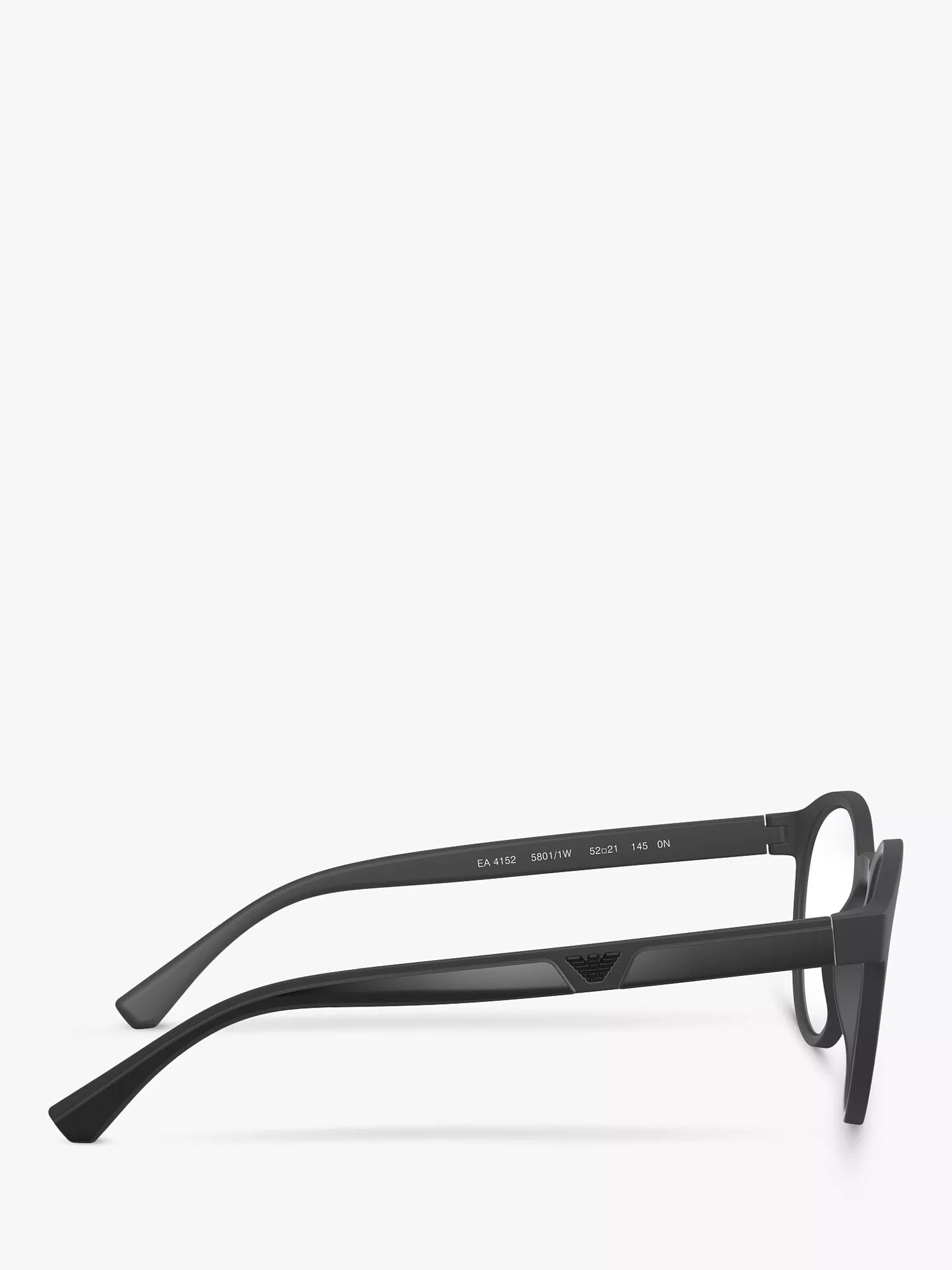 Emporio Armani oval sunglasses black frame 52mm, imported from the UK