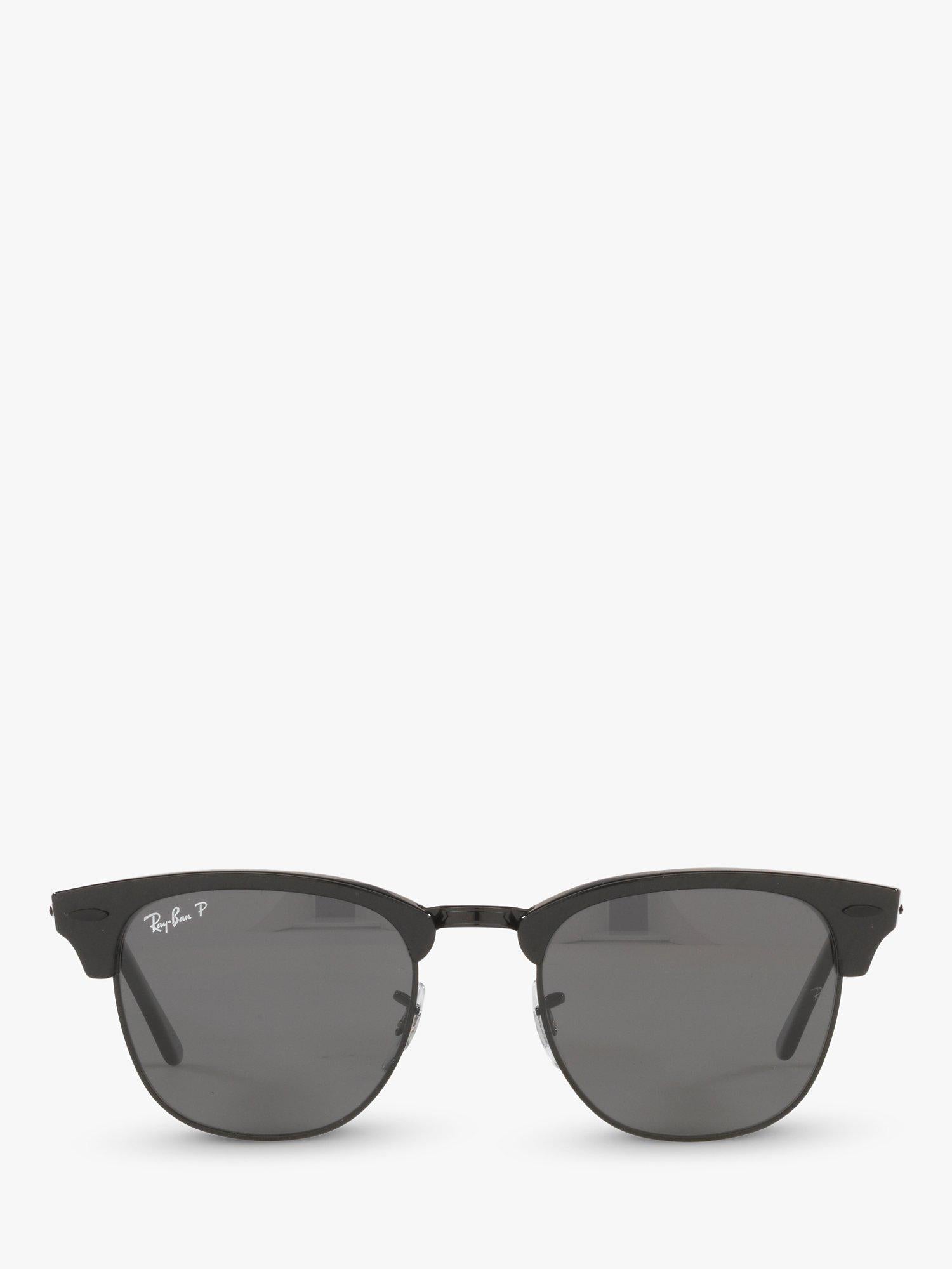 Ray-Ban Clubmaster polarised sunglasses black grey - British product