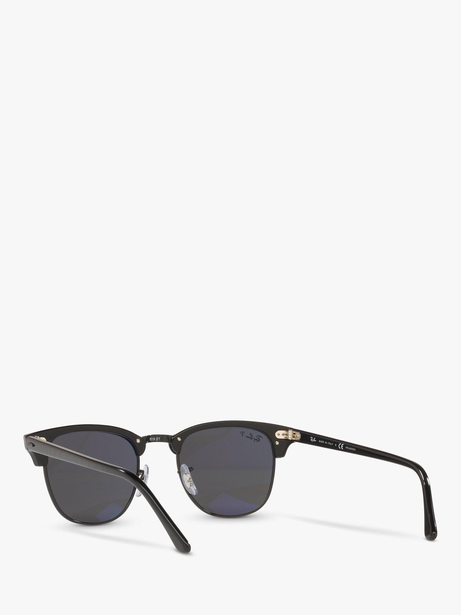 Ray-Ban Clubmaster polarised sunglasses black grey - British product