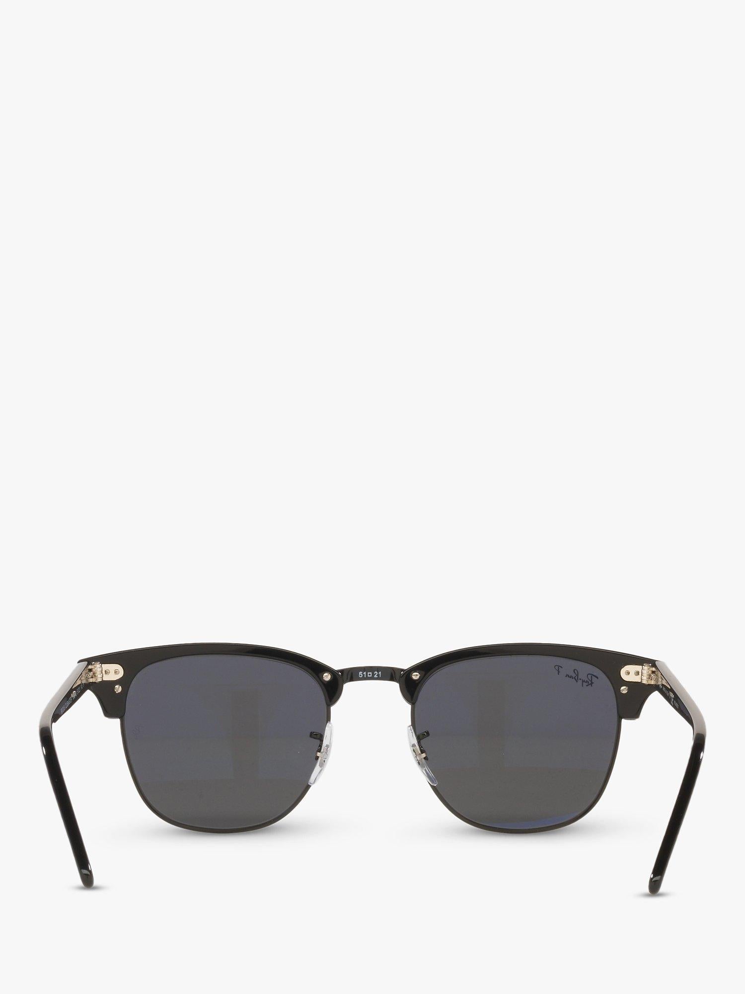 Ray-Ban Clubmaster polarised sunglasses black grey - British product