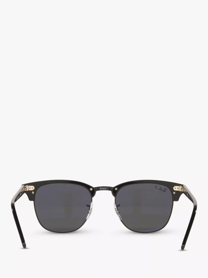 Ray-Ban Clubmaster polarised sunglasses black grey - British product