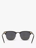 Ray-Ban Clubmaster polarised sunglasses black grey - British product