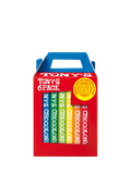 Tony's Chocolonely Rainbow chocolate bars pack of 6 (British brand)