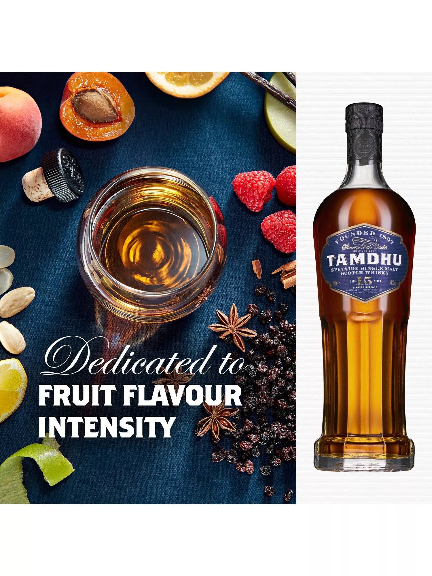 Tamdhu 15 year old single malt whisky 70cl - British product