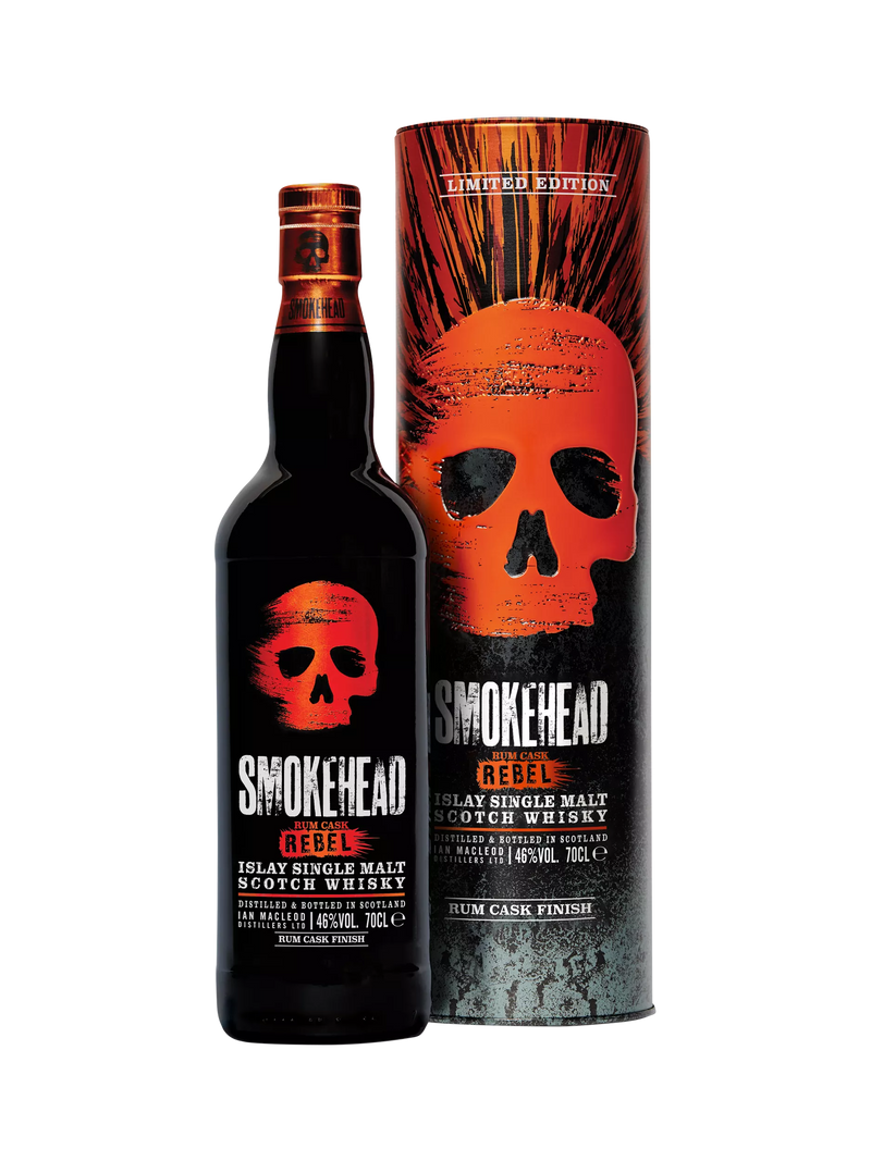 Smokehead Rum Cask Rebel Single Malt Scotch Whisky 70cl (Britische Marke)