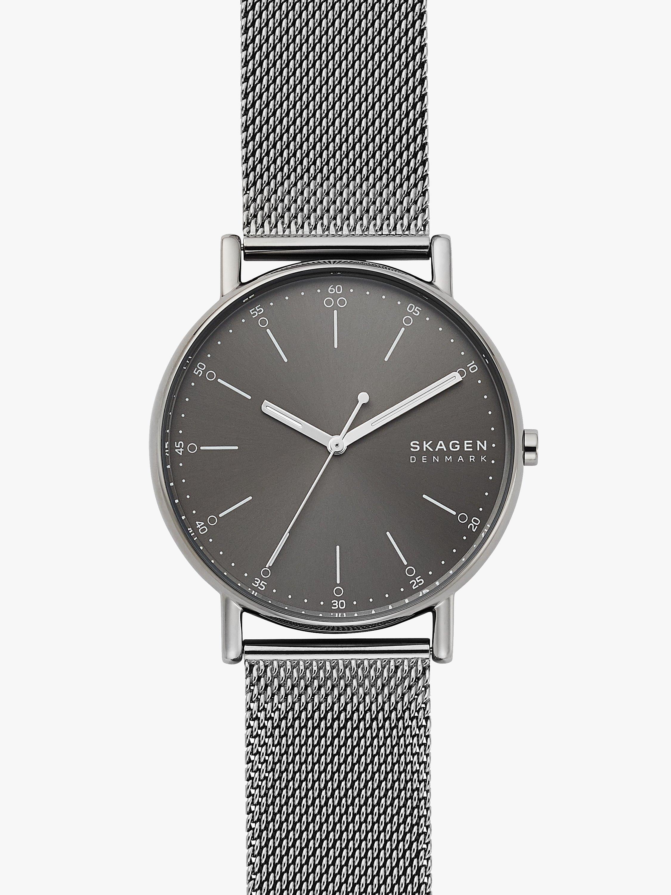Skagen Men's Signatur watch with mesh bracelet, imported from the UK