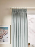 John Lewis Textured Weave Pair Blackout Lined Pencil Pleat Curtains