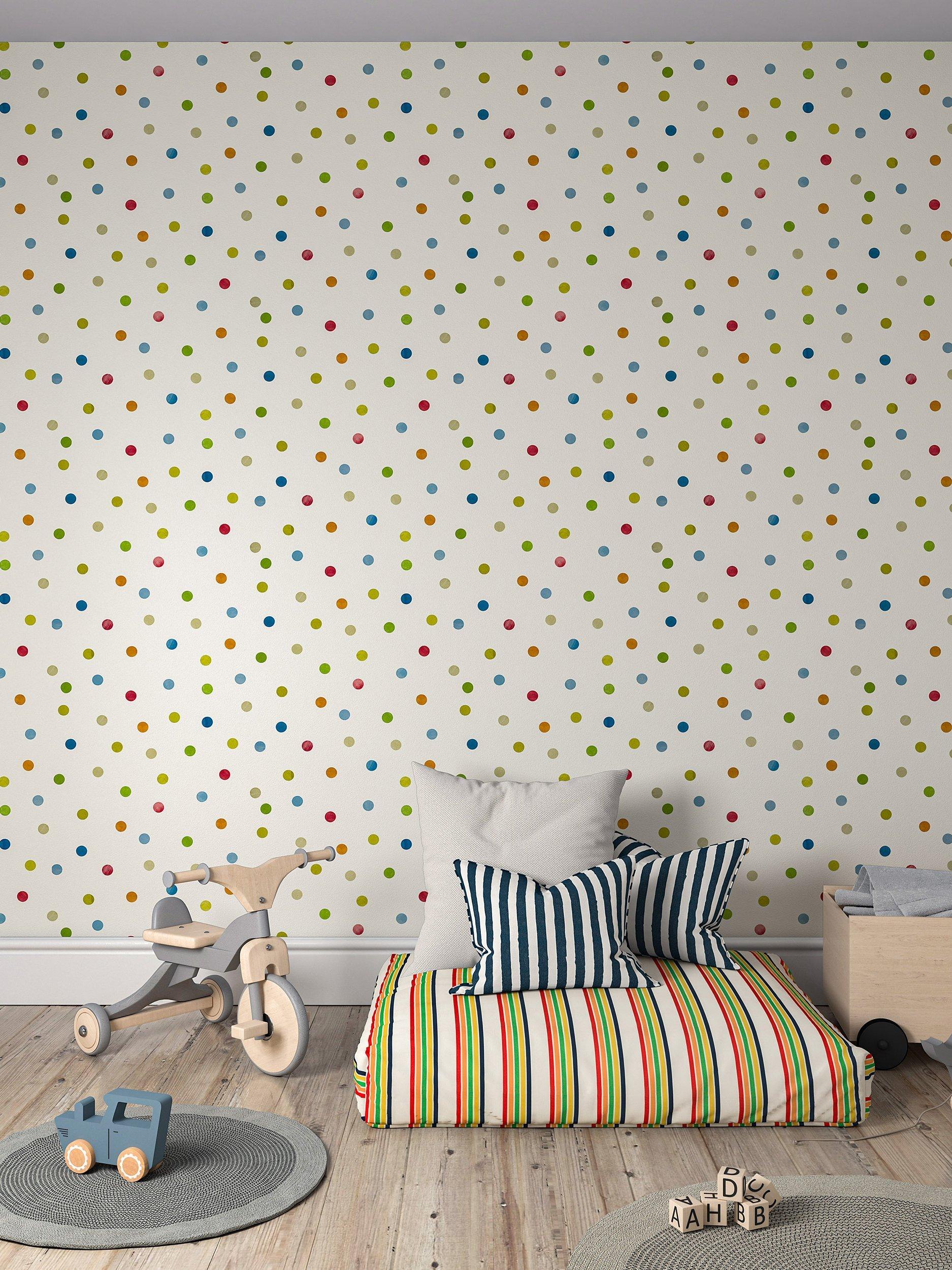 Harlequin Bon Bon spot-patterned wallpaper, UK version