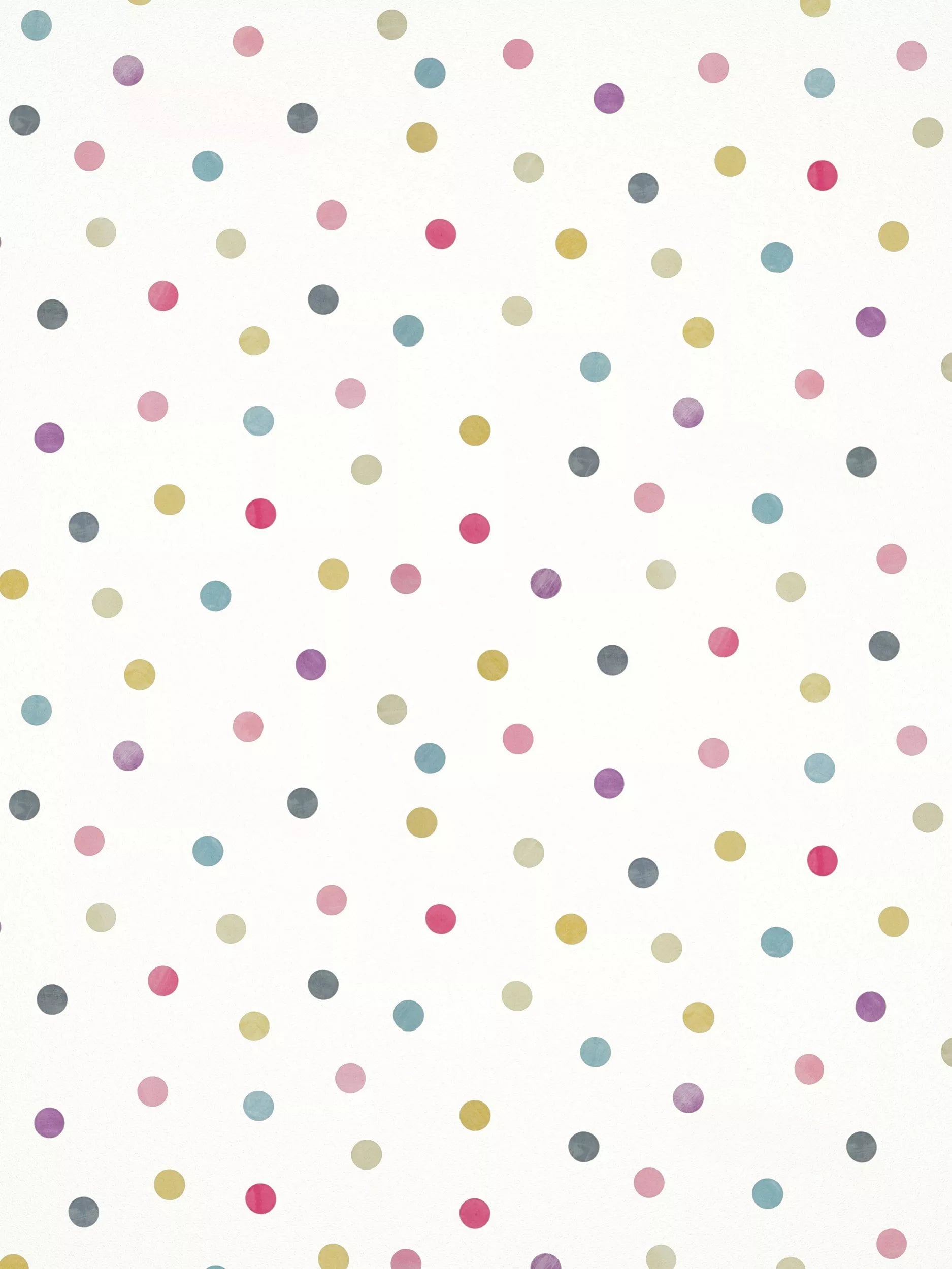 Wallpaper with Randomly Placed Spots for Creative Play