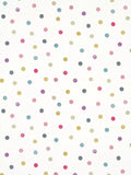 Wallpaper with Randomly Placed Spots for Creative Play