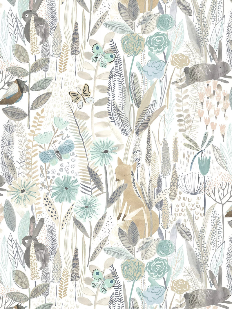 Harlequin Hide and Seek Hand-Painted Wallpaper
