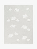 John Lewis Safari Elephant cotton baby blanket 100x75cm (British brand)