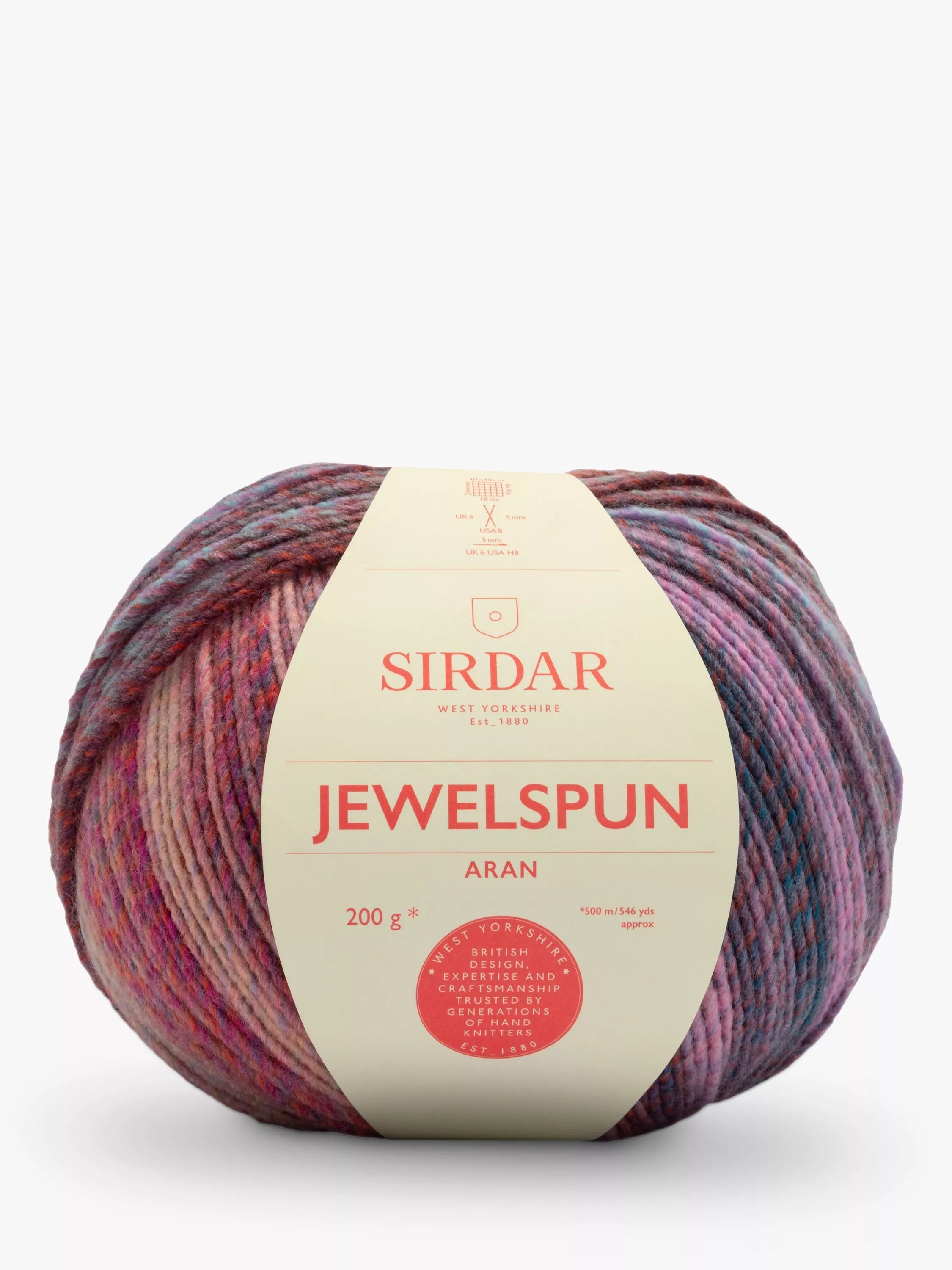 Sirdar Jewelspun Aran Knitting and Crochet Yarn 200g