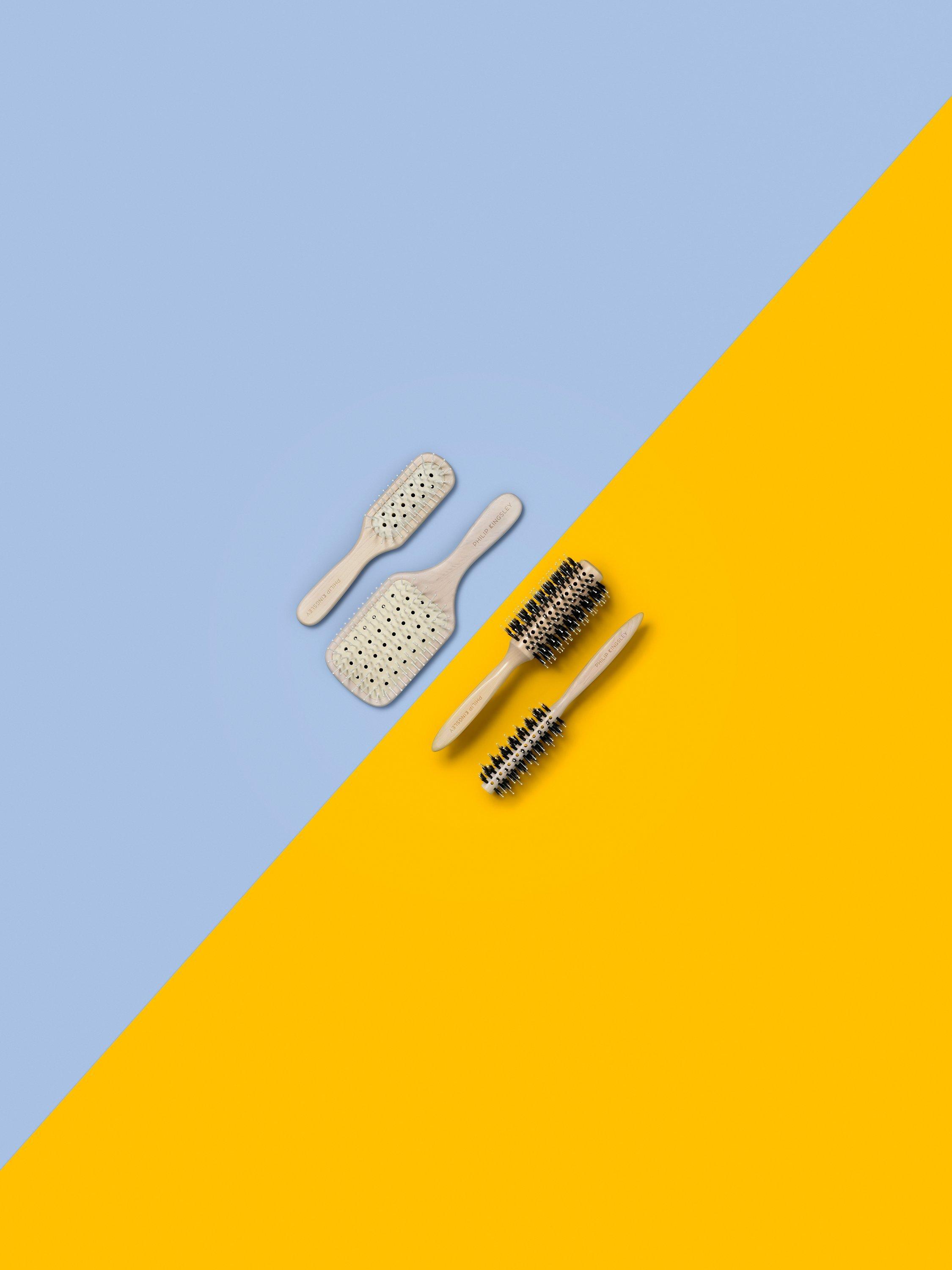 Philip Kingsley vented paddle hair brush, imported from the UK