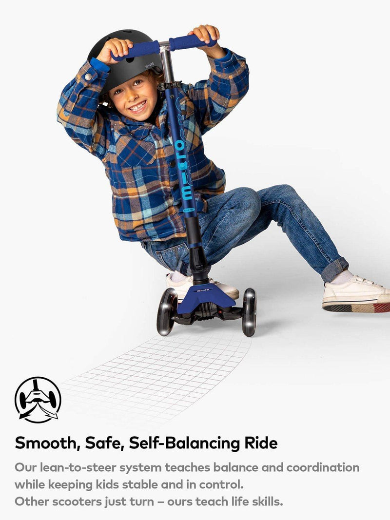 Micro Scooters Maxi Deluxe Foldable LED scooter, UK version