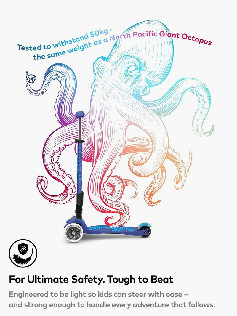 Micro Scooters Maxi Deluxe Foldable LED scooter, UK version