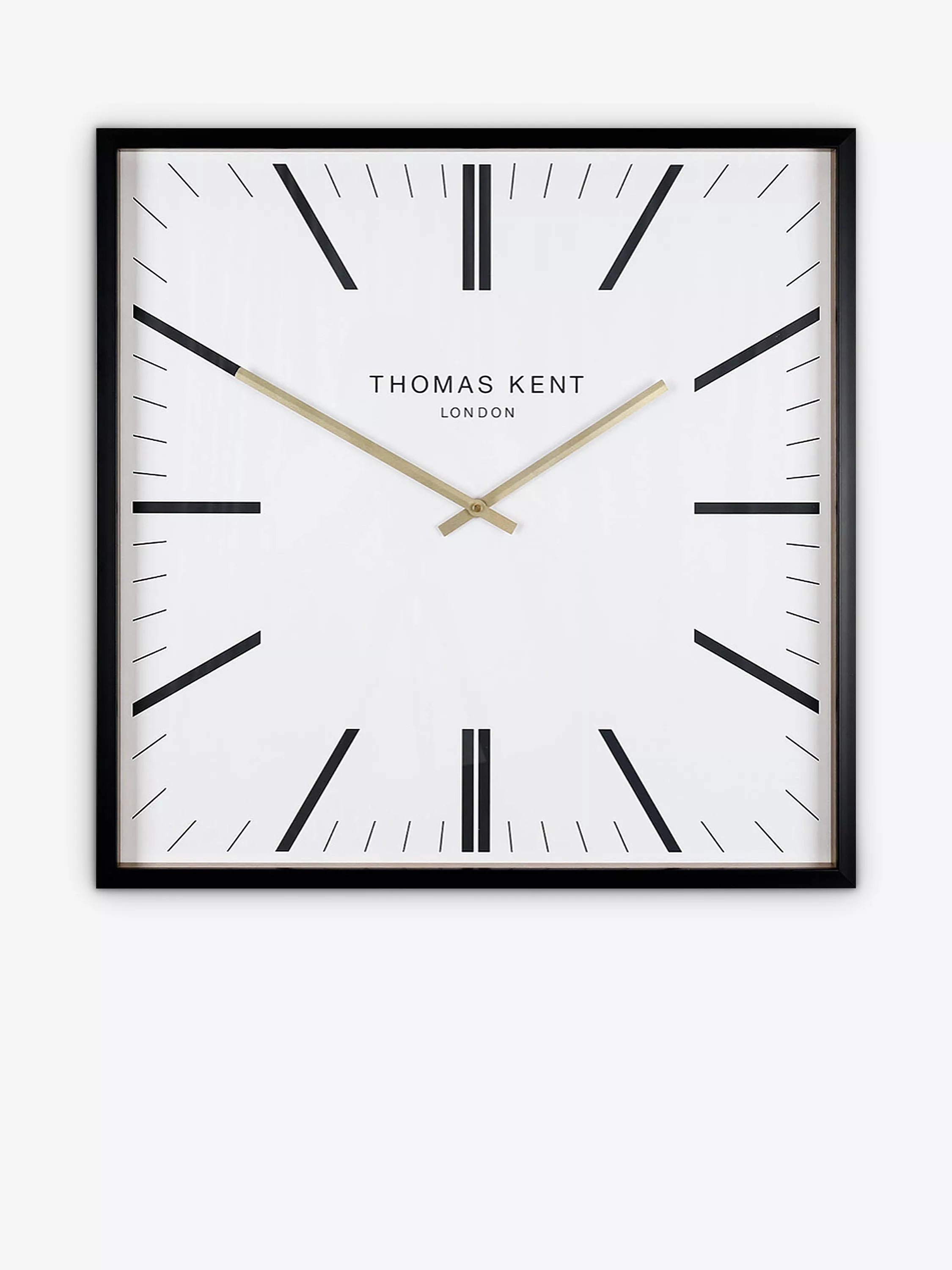 Thomas Kent Garrick square wall clock 40cm, imported from the UK