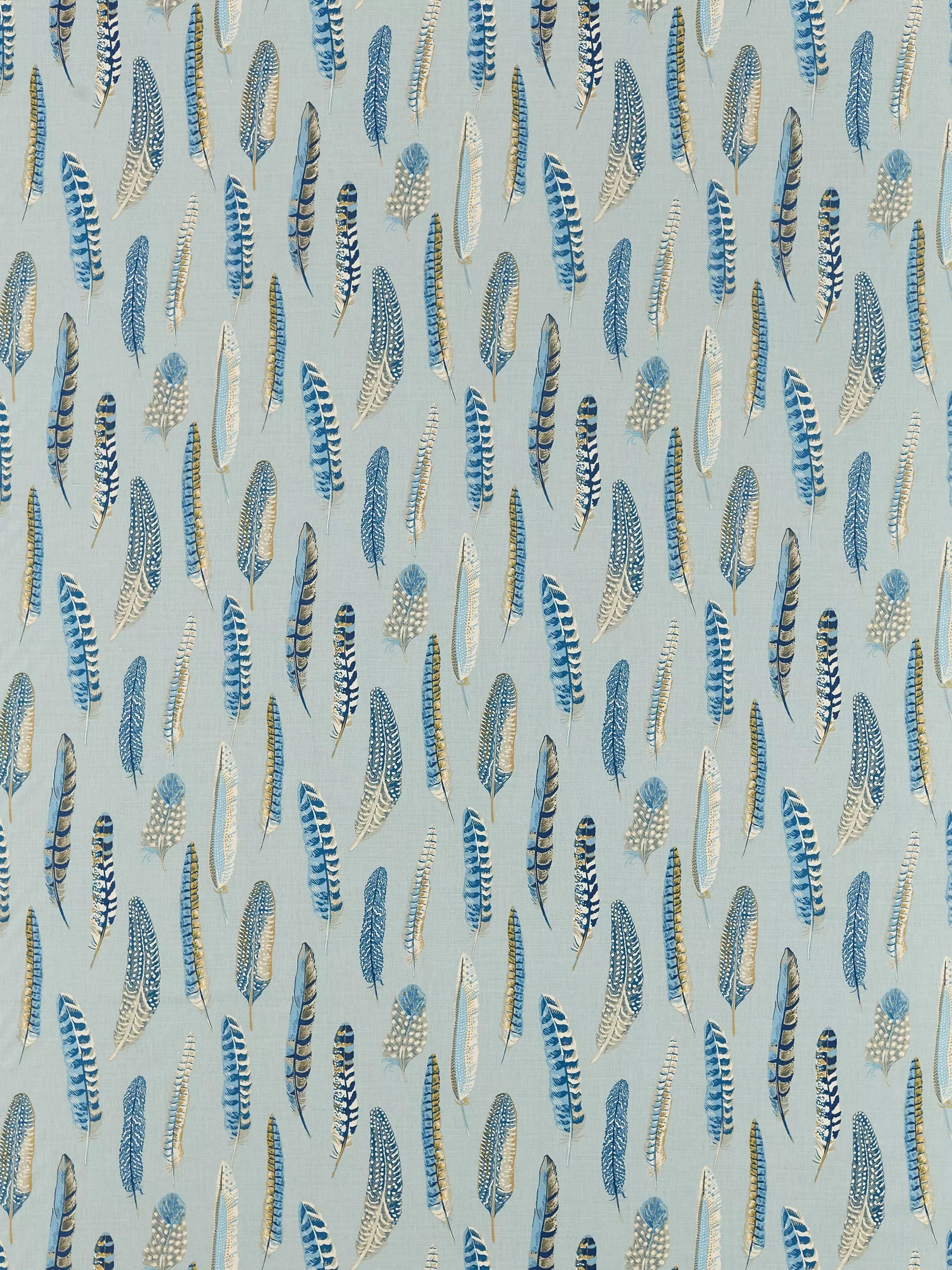 Sanderson Lismore furnishing fabric partridge feather pattern, UK version