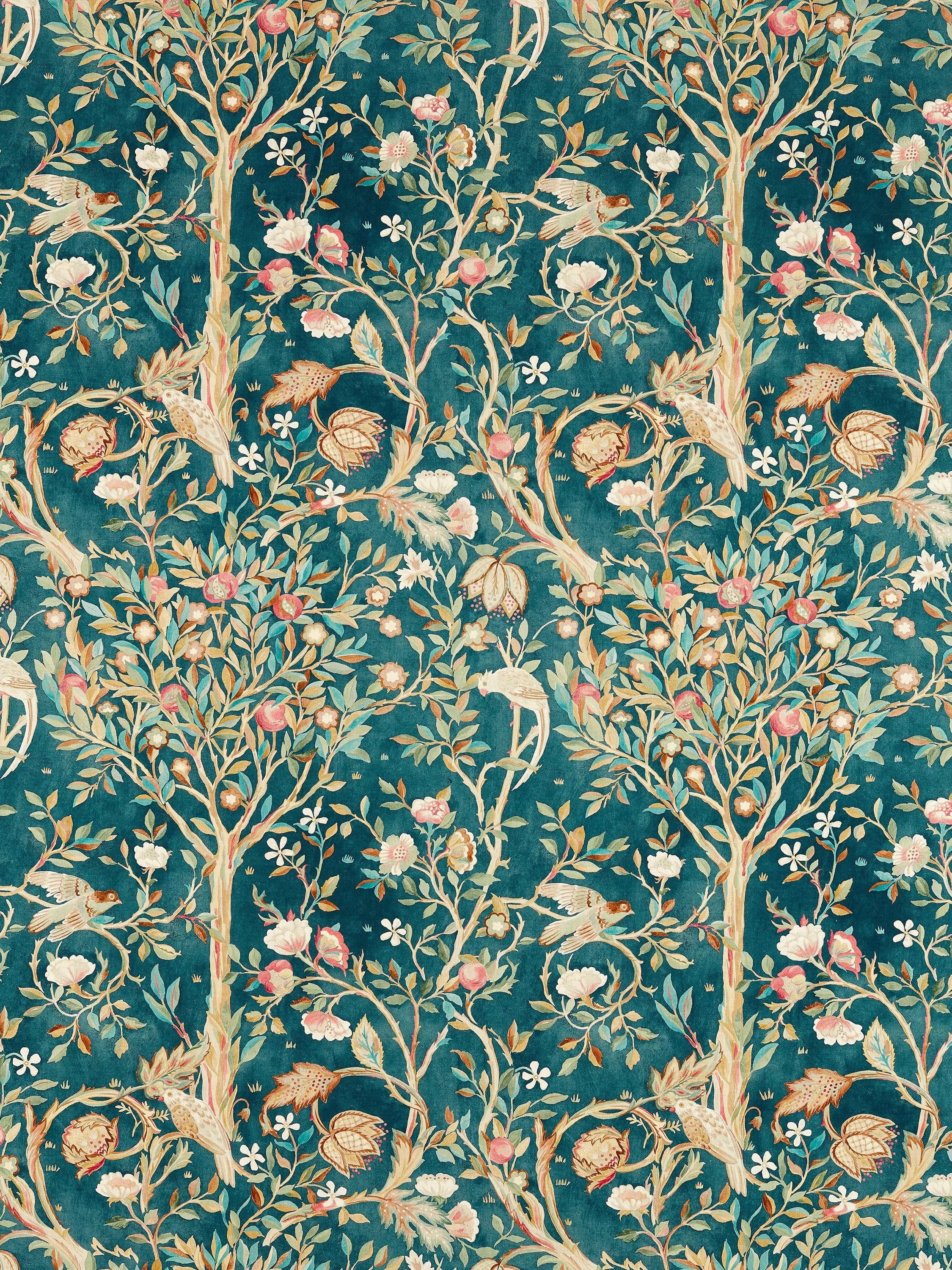 Morris & Co Melsetter furnishing fabric, UK version