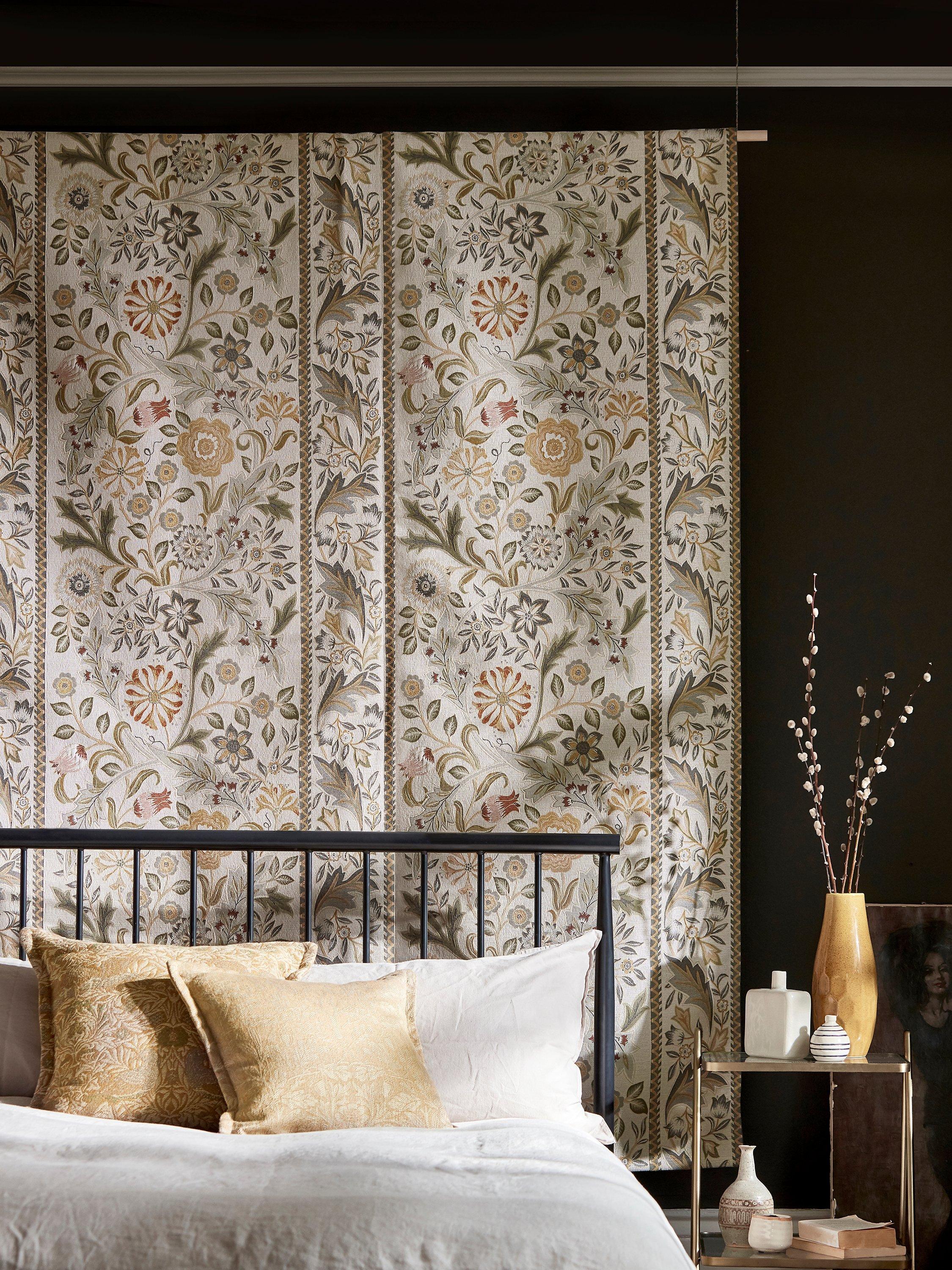 Morris & Co. Wilhelmina linen blend fabric - British product