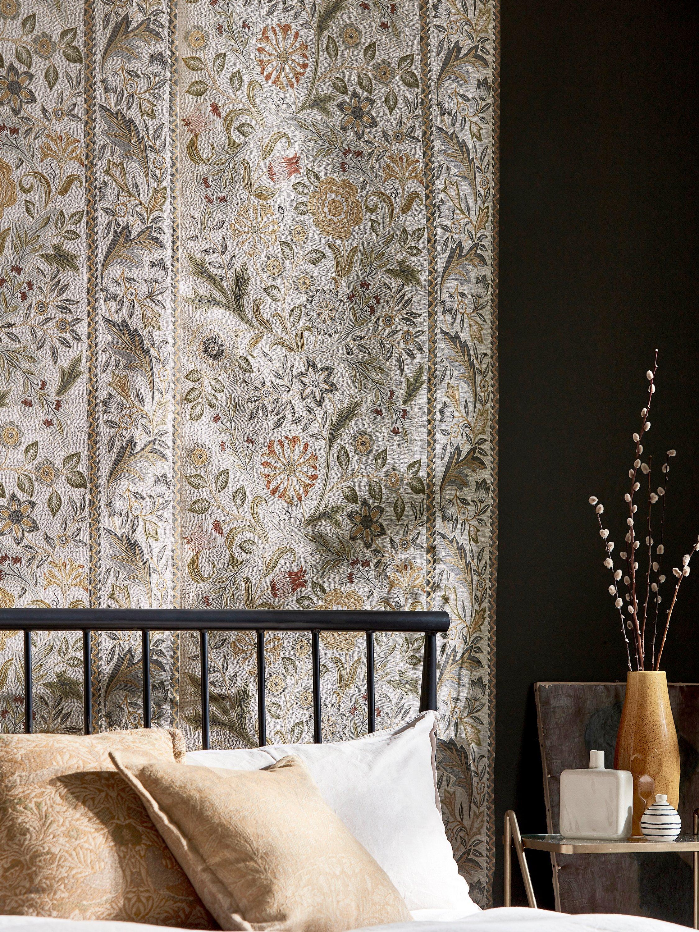 Morris & Co. Wilhelmina linen blend fabric - British product