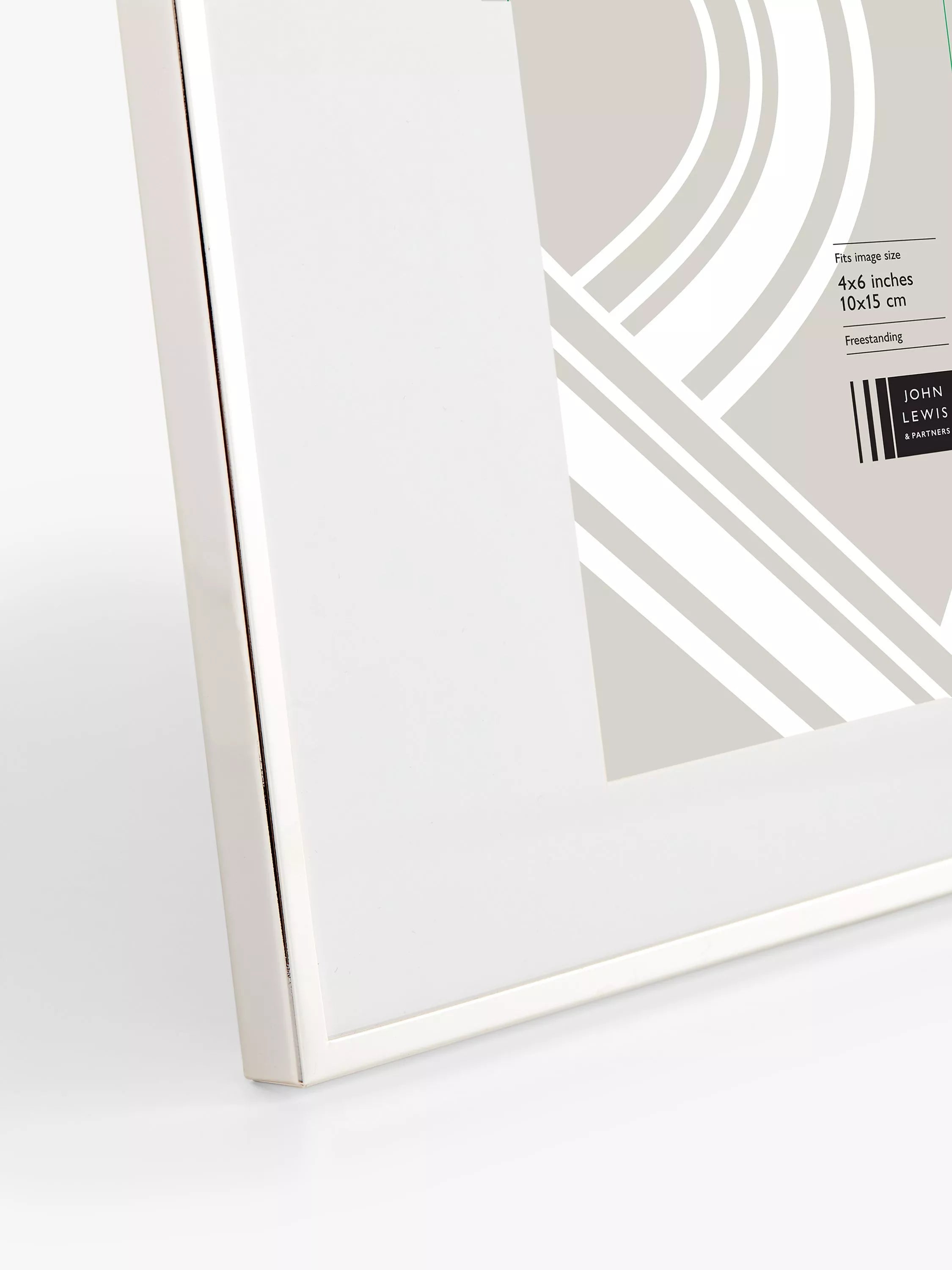 John Lewis Daya silver plated photo frame 4 x 6 (10 x 15cm) - British product