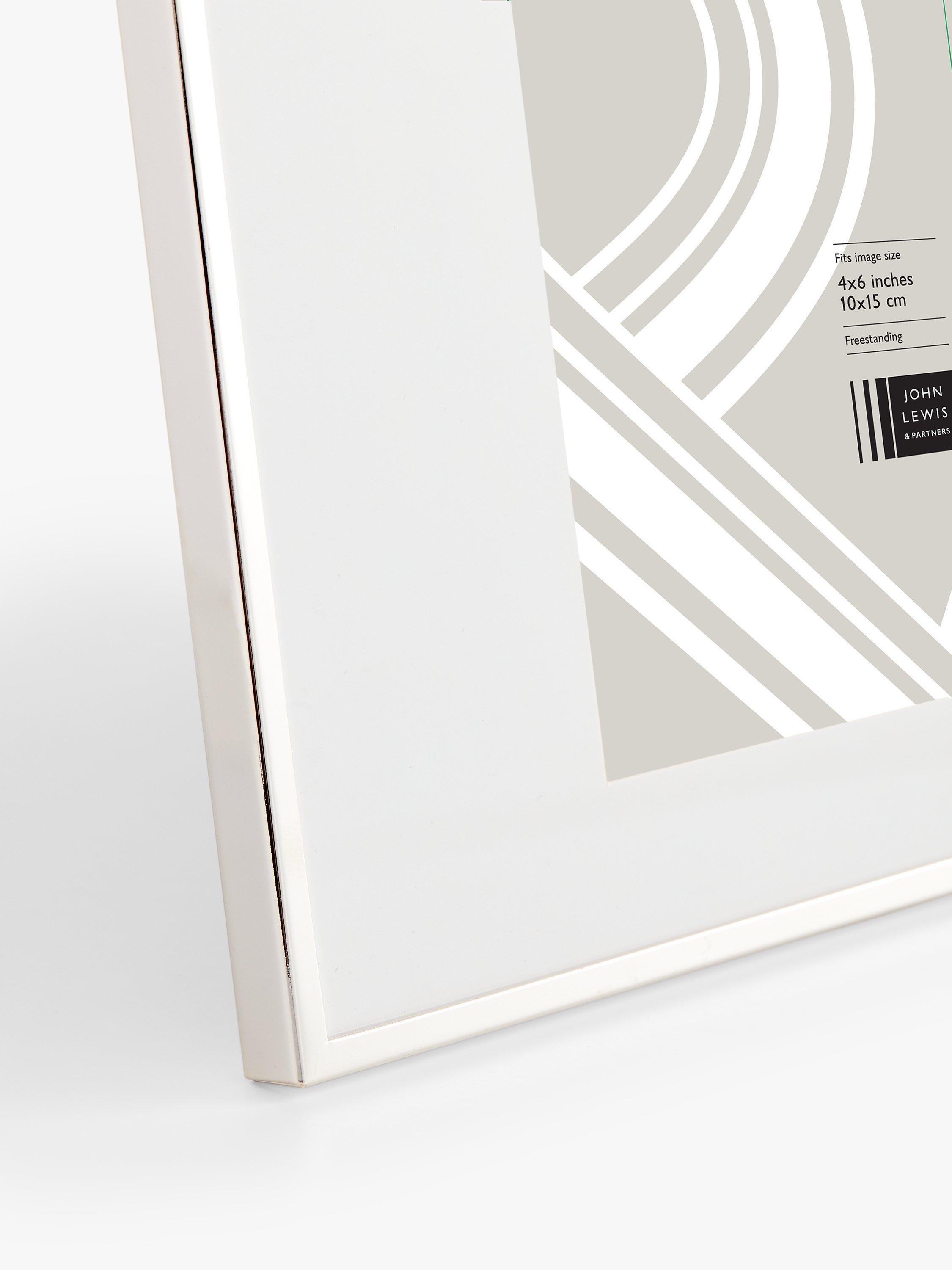 John Lewis Daya silver plated photo frame 4 x 6 (10 x 15cm) - British product