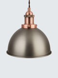 John Lewis Baldwin 3 pendant ceiling light with metallic finish - British product