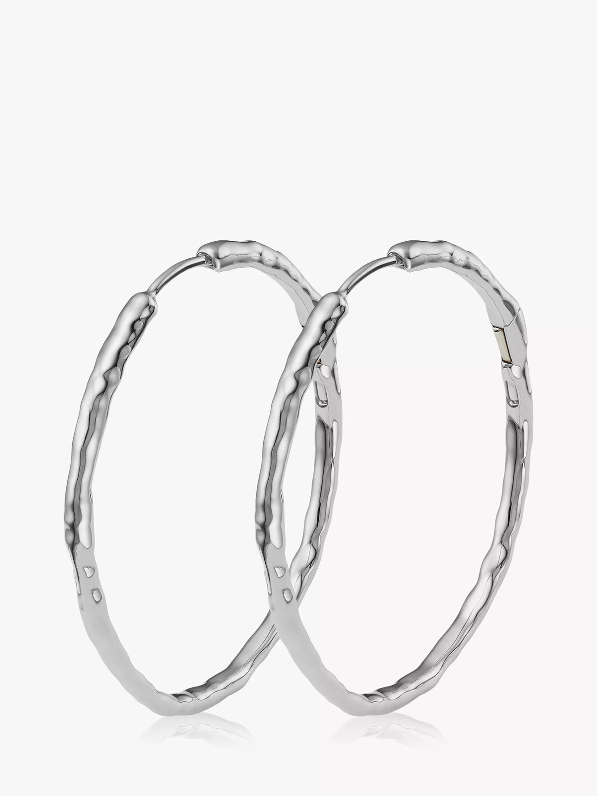 Monica Vinader large hoop earrings sterling silver - British product
