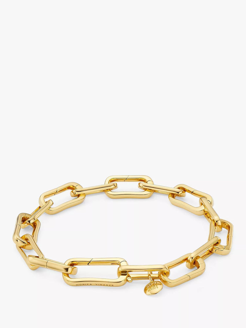 Monica Vinader Alta Charm Bracelet Silver 20cm