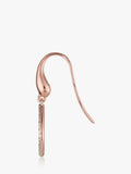 Monica Vinader Riva diamond drop earrings 0.09 carat - British product