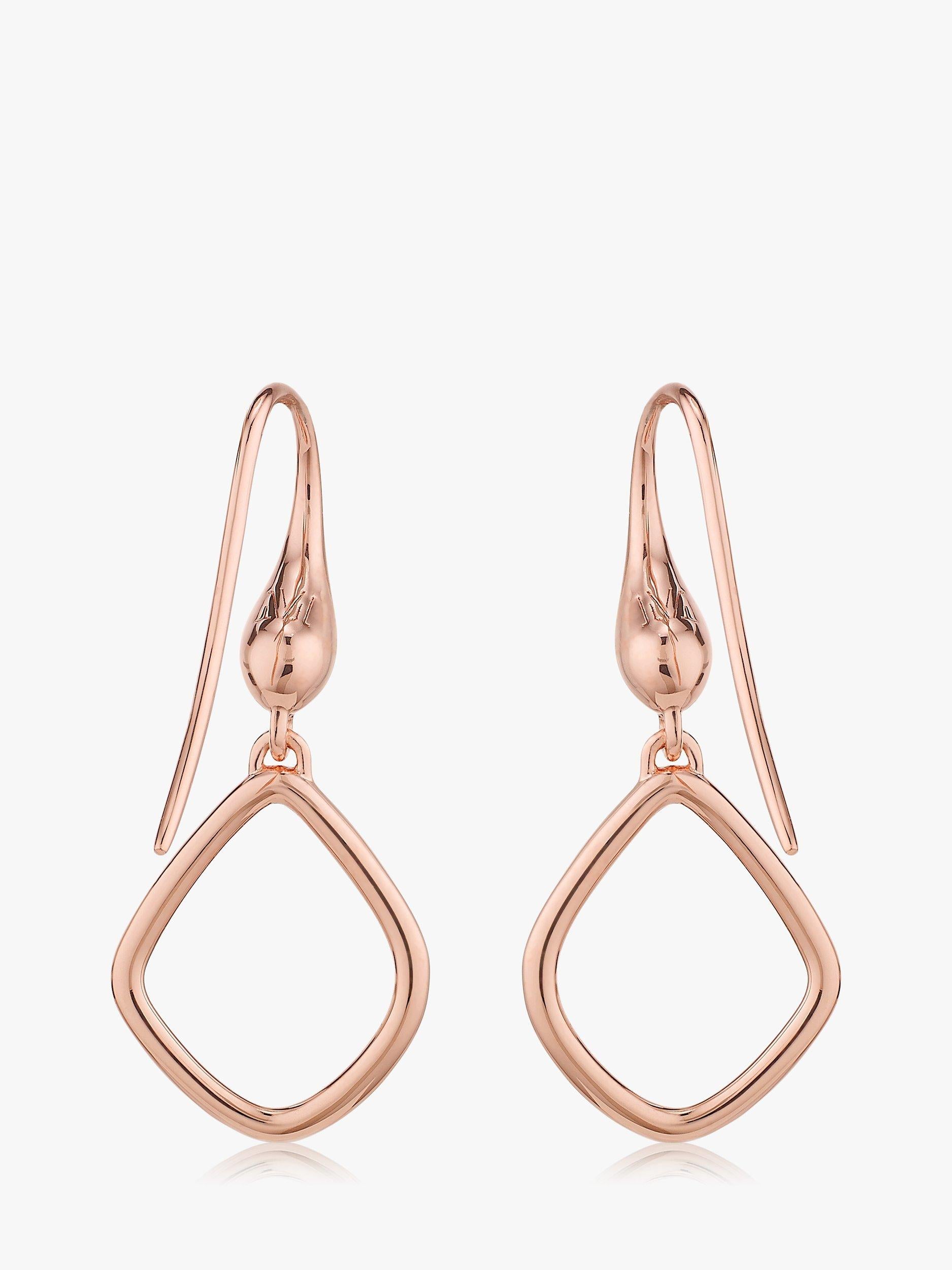 Monica Vinader Riva diamond drop earrings 0.09 carat - British product