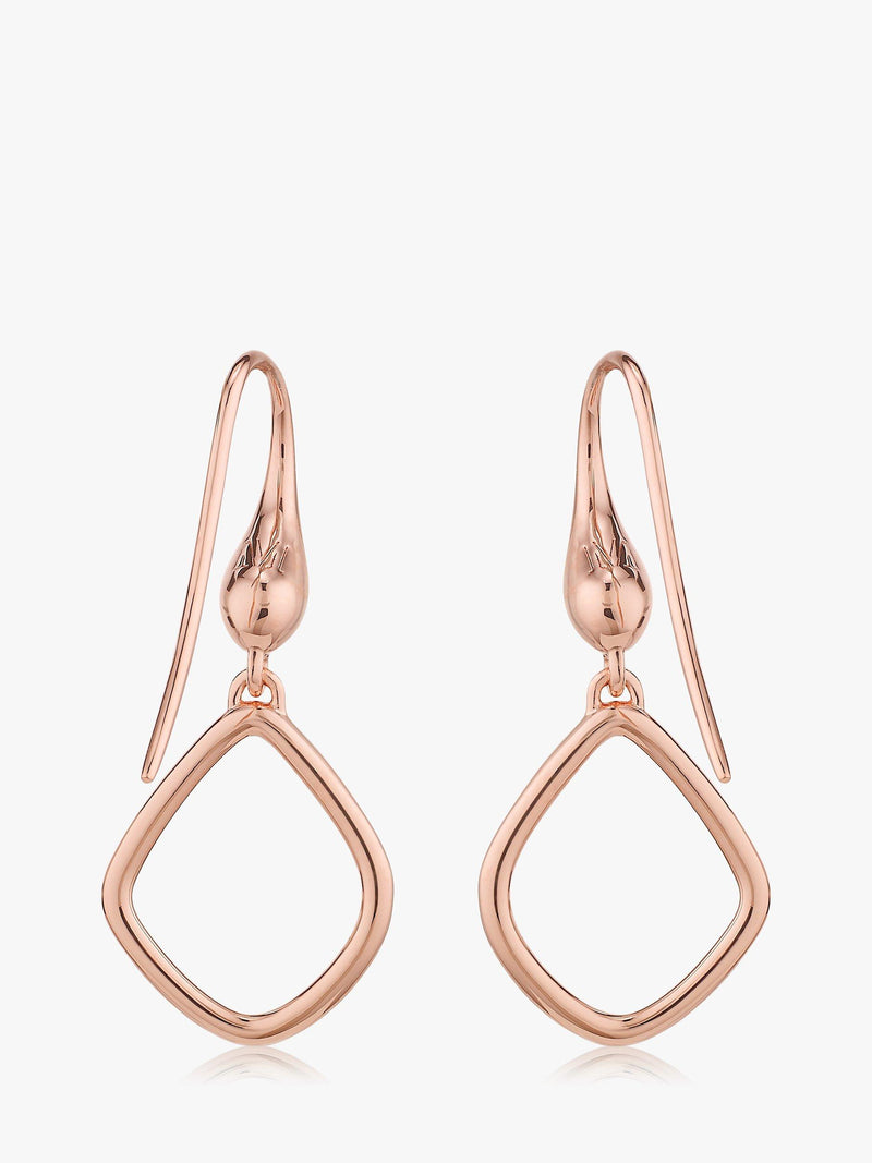 Monica Vinader Riva diamond drop earrings 0.09 carat - British product