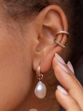 Monica Vinader Nura Pearl Charm, rose gold vermeil - British product