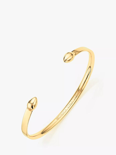 John Lewis Monica Vinader Fiji Bud Open Cuff Gold Bracelet- Buy online at McGrocer