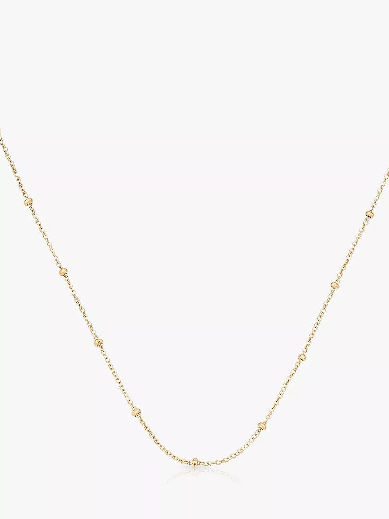 Monica Vinader Fine Beaded Chain Necklace 70cm