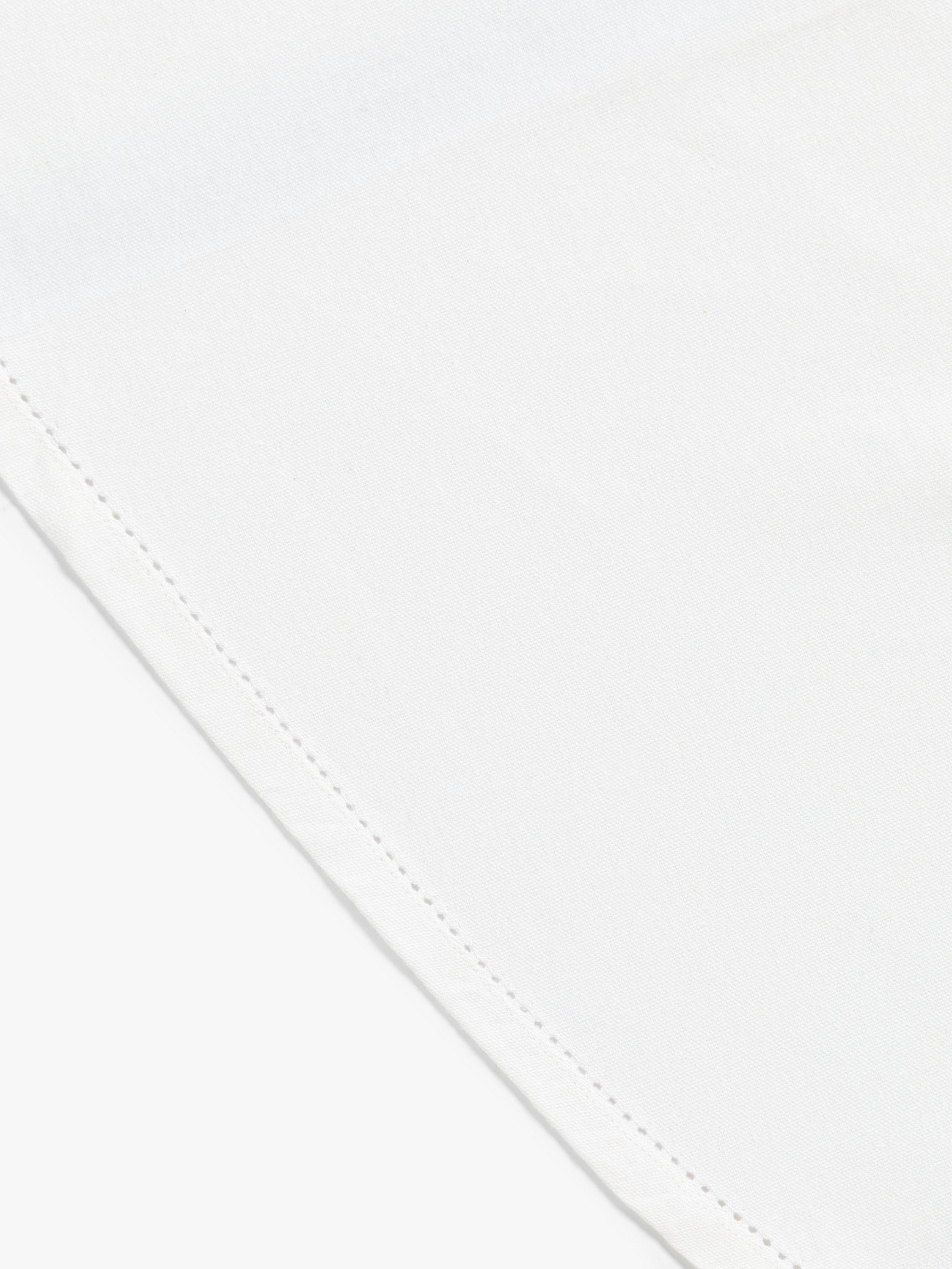 John Lewis Hem Stitch white tablecloth 180cm, imported from the UK