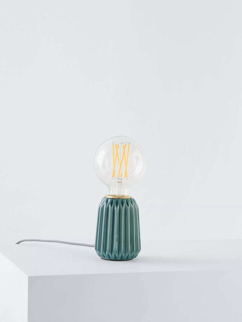 John Lewis ceramic bulbholder table lamp small - British product