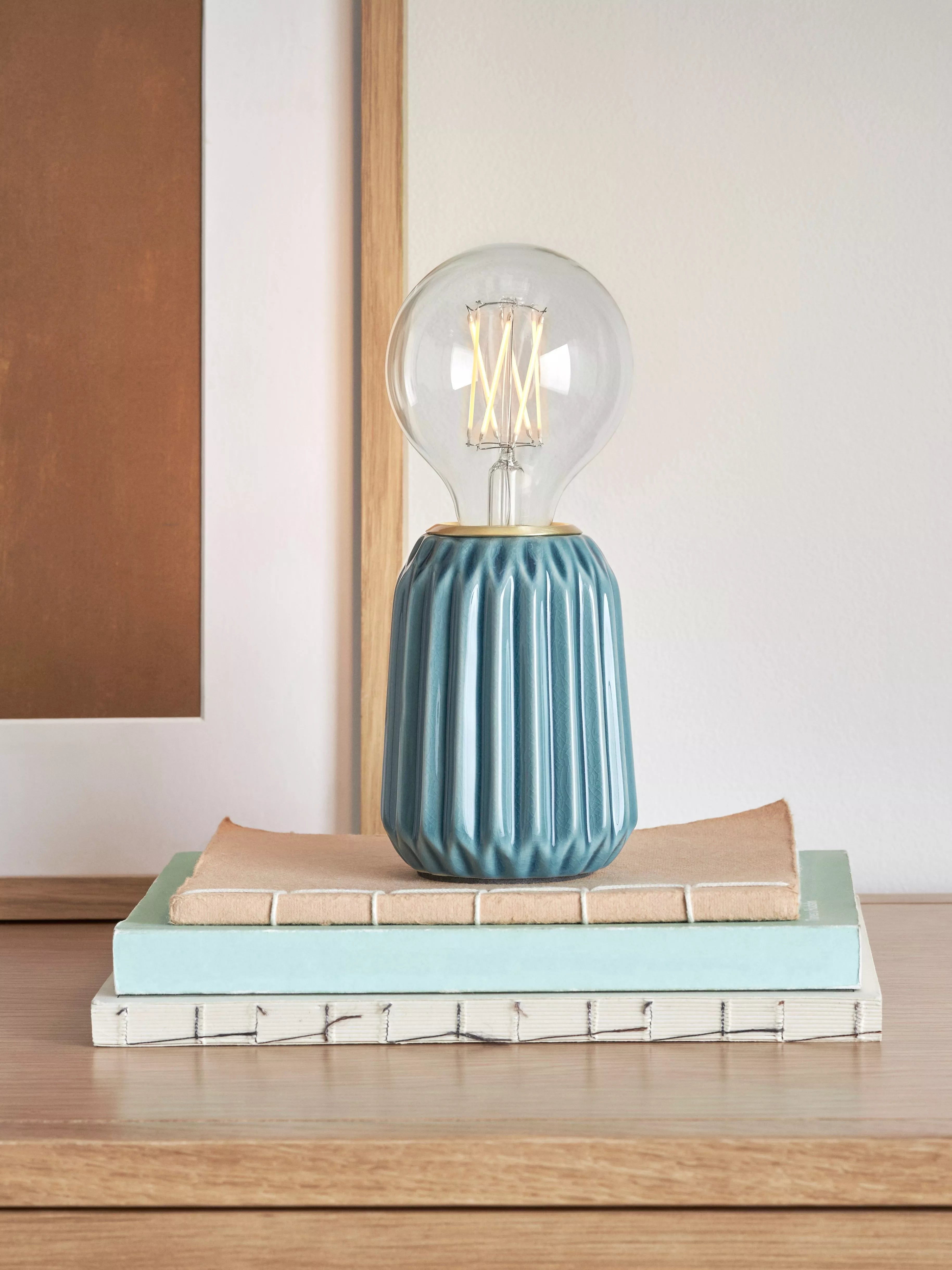 John Lewis ceramic bulbholder table lamp small - British product