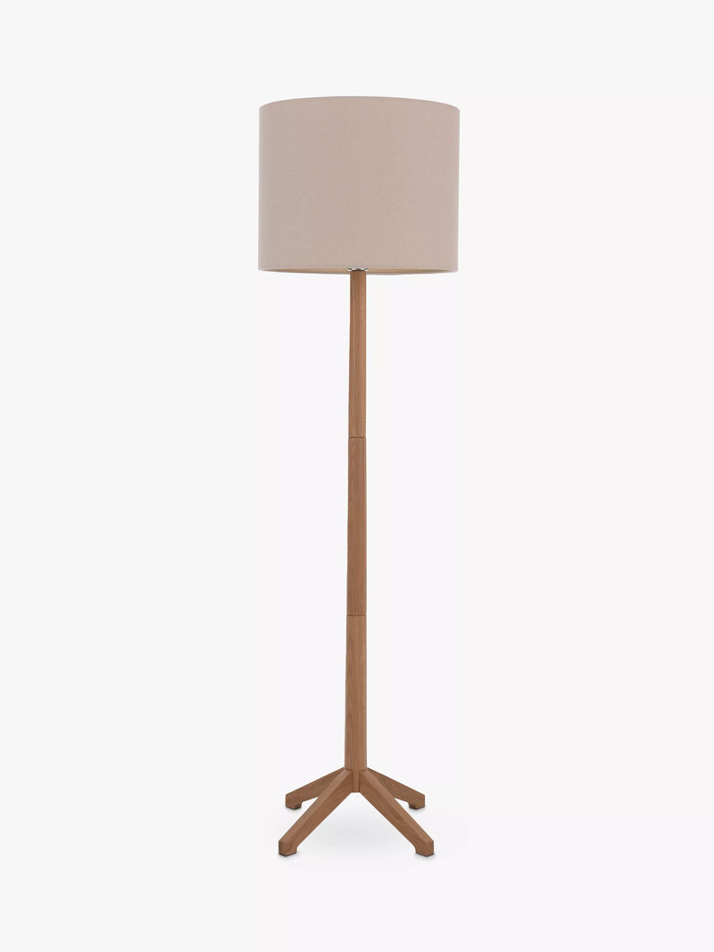 John Lewis Dara floor lamp in FSC certified oak (British brand)