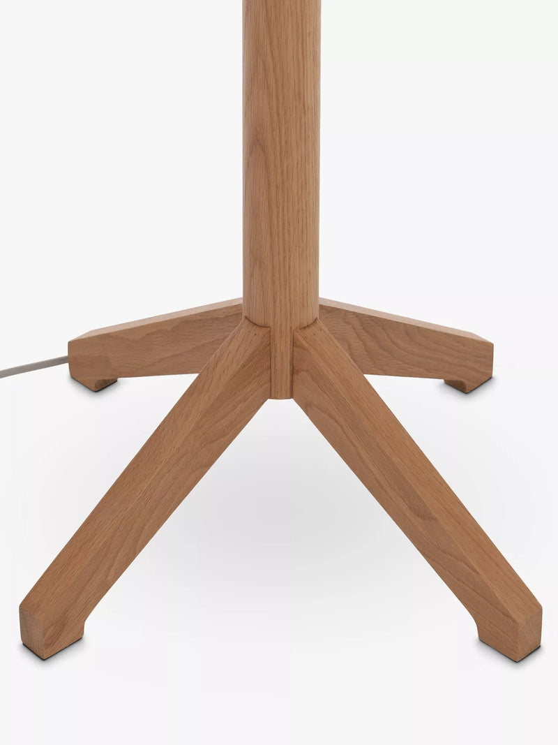 John Lewis Dara floor lamp in FSC certified oak (British brand)