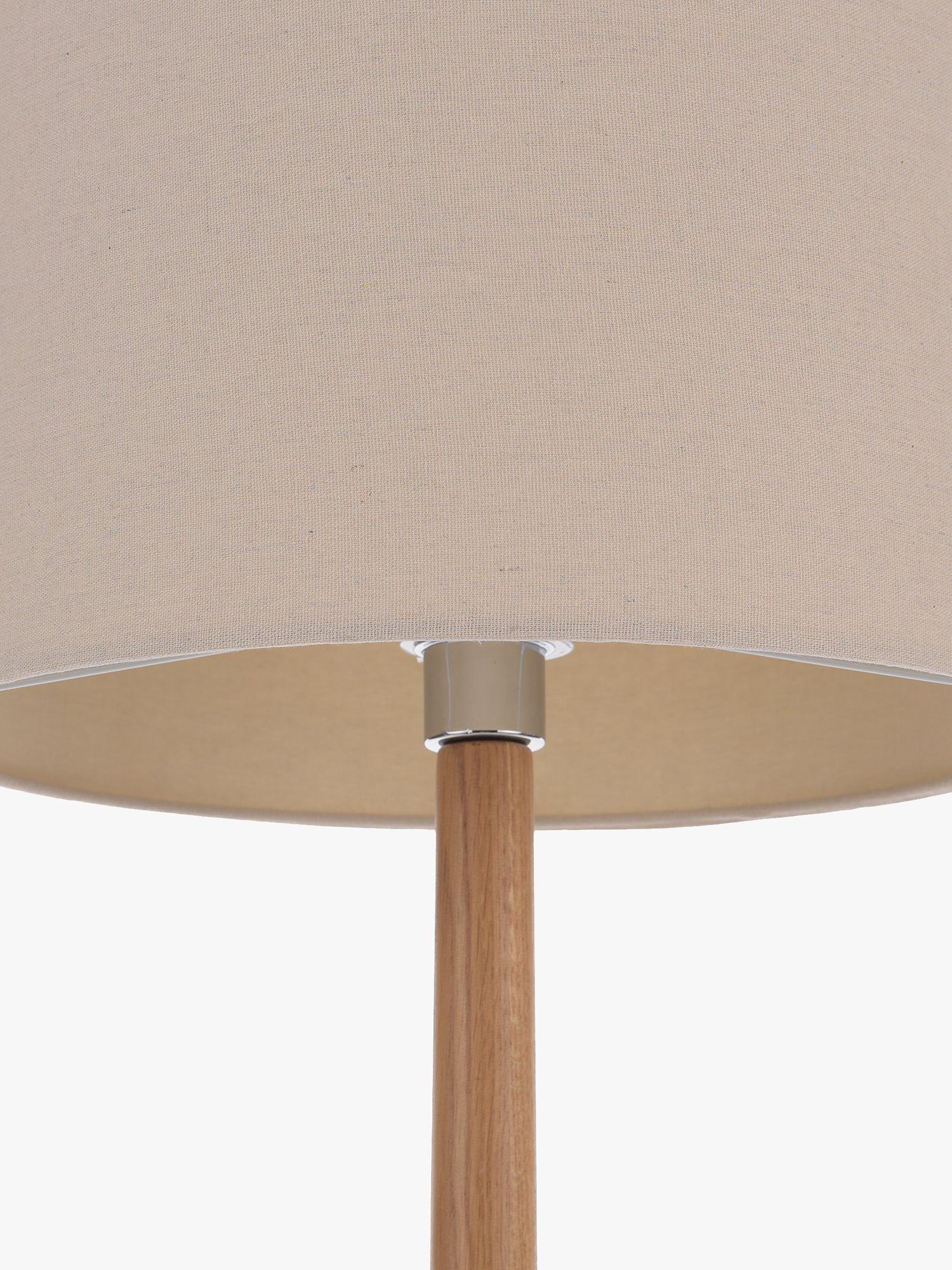 John Lewis Dara floor lamp in FSC certified oak (British brand)