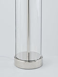 Bay Lighting Grace touch table lamp glass base fabric shade 57cm, imported from the UK