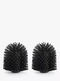 John Lewis silicone toilet brush head 85mm pack of 2, UK version
