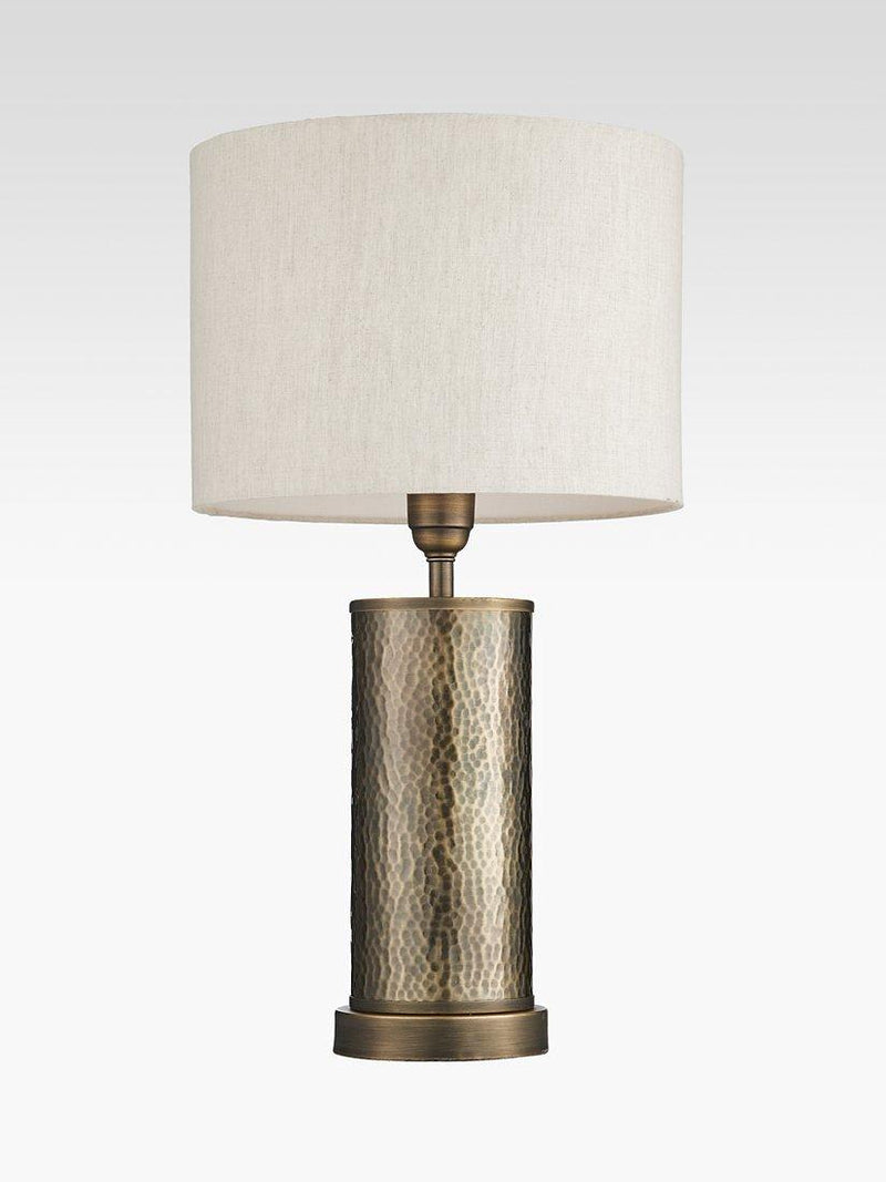 Bay Lighting Narva table lamp aged bronze 55.5cm tall, UK version