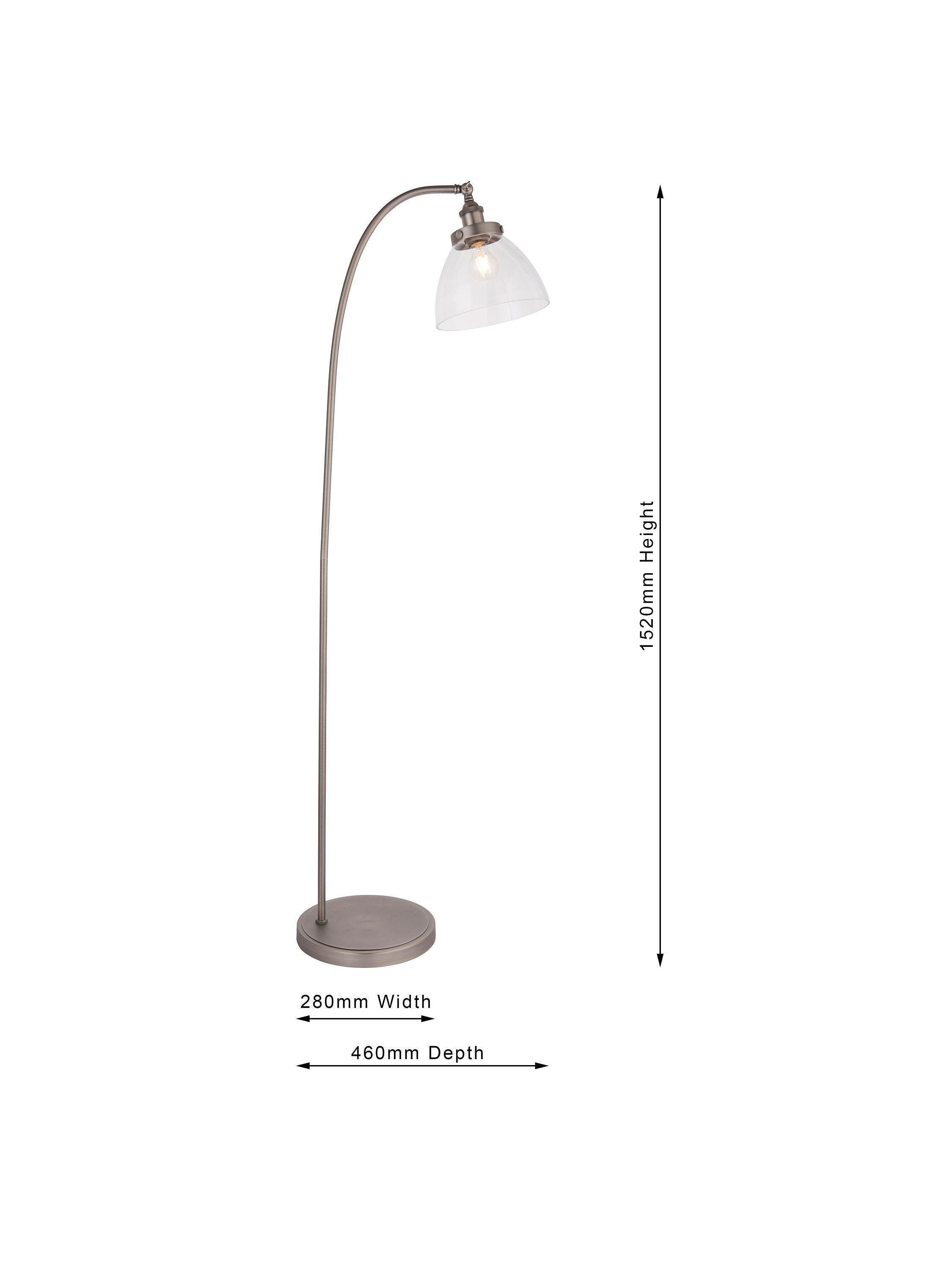 Bay Lighting Carter floor lamp with adjustable head, UK version