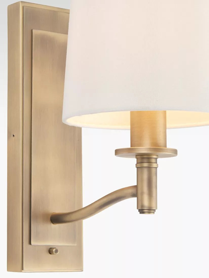 Bay Lighting Eleanor wall light antique brass - British product