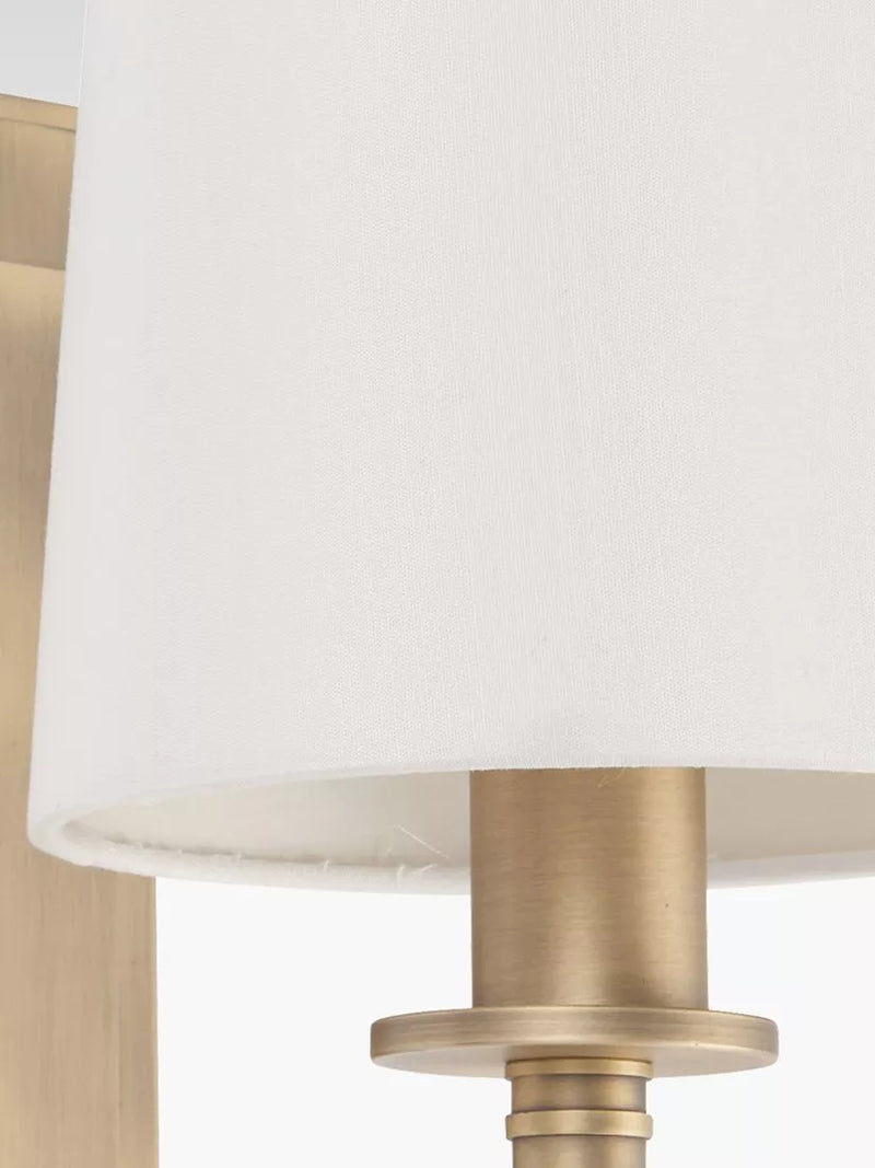 Bay Lighting Eleanor wall light antique brass - British product