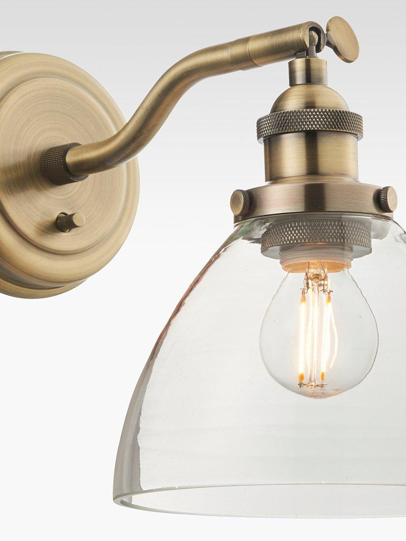 Bay Lighting Carter wall light in antique brass finish (British brand)