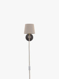 John Lewis Ansel antique pewter wall light - British product